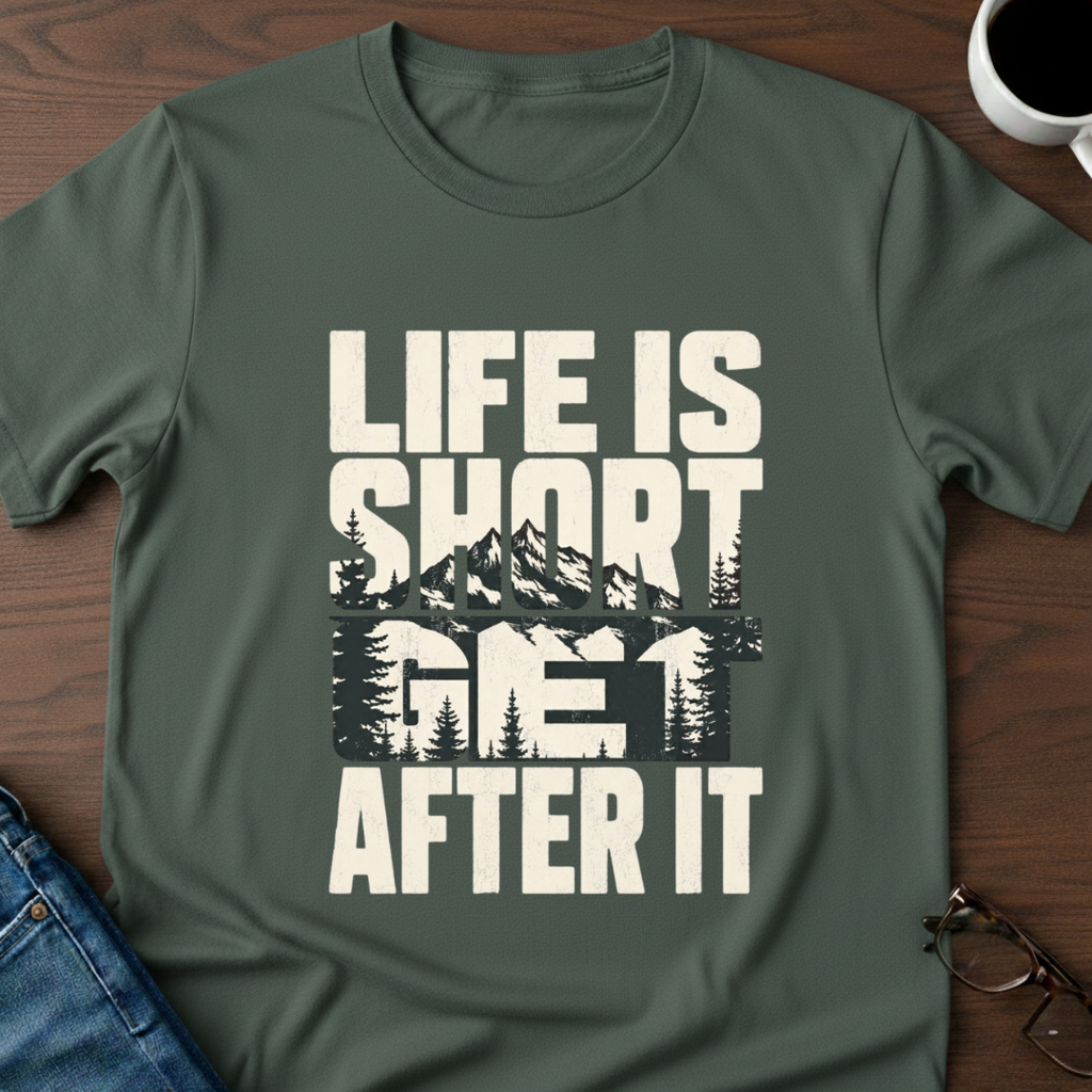 Life Is Short - Get After It T-Shirt