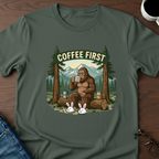 Bigfoot - Coffee First - T-Shirt