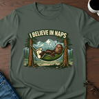 Bigfoot - I Believe In Naps T-Shirt