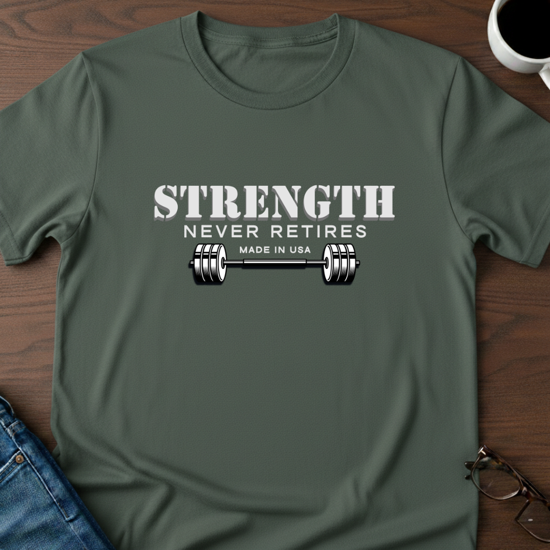 Strength Never Retires T-Shirt