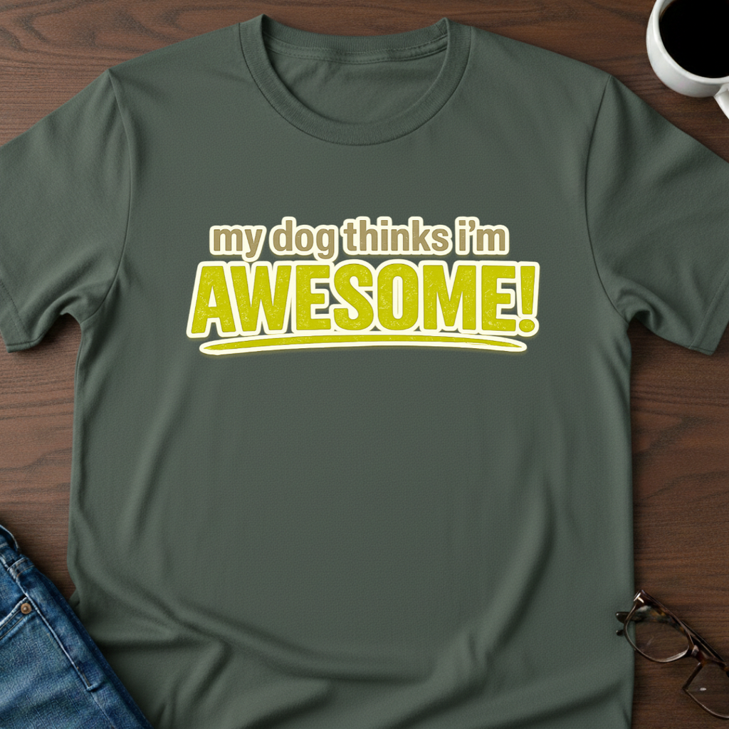 My Dog Thinks I'm Awesome T-Shirt