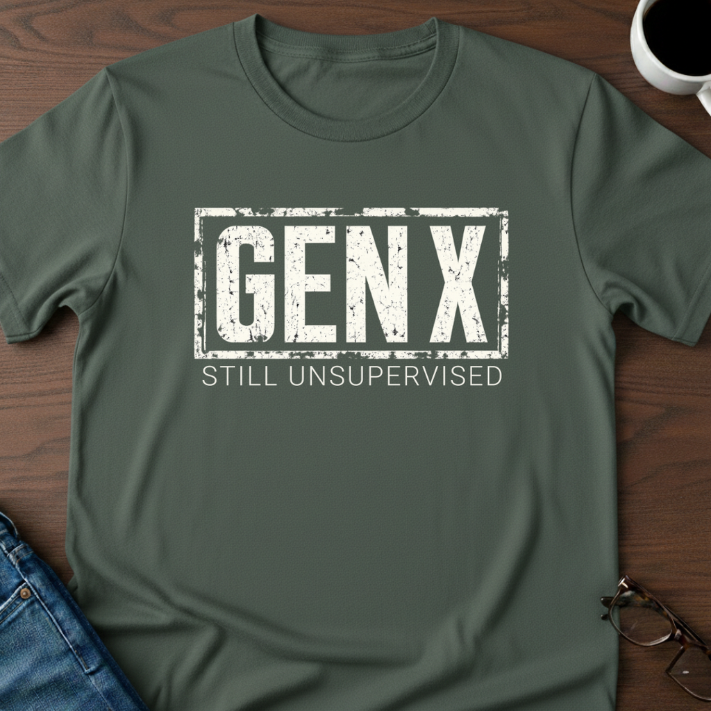 Gen X-Still Unsupervised T-Shirt