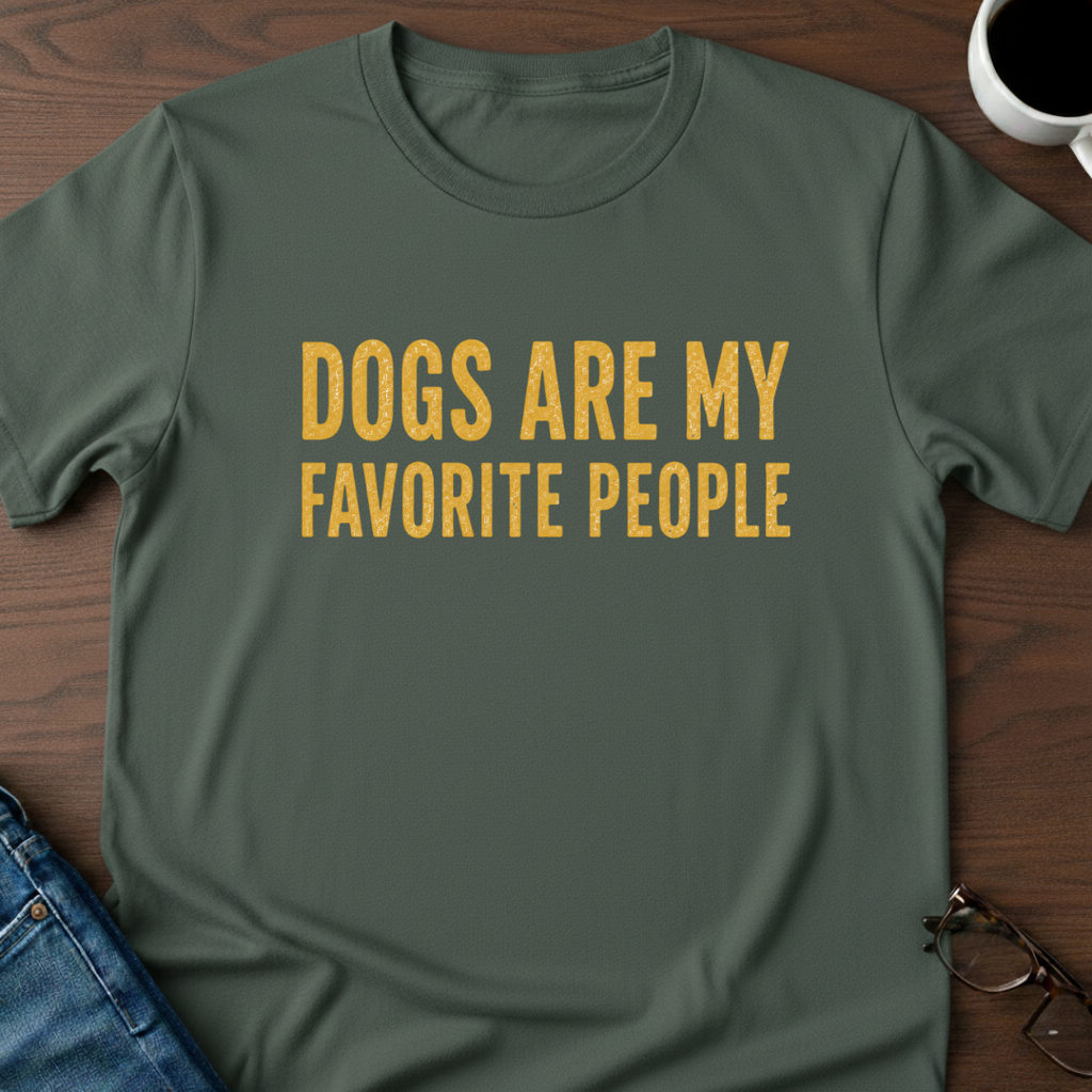 Dogs Are My Favorite People T-Shirt