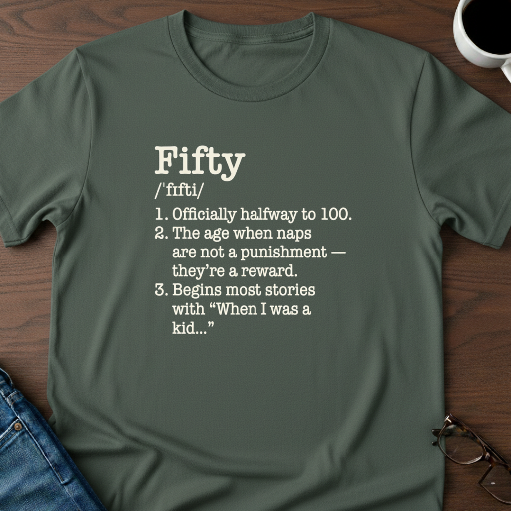 Fifty Defined - Birthday T-Shirt