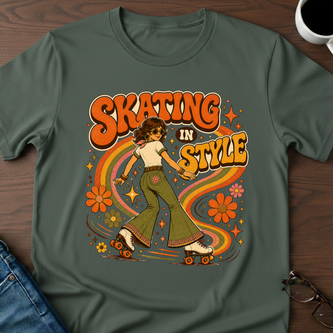 Skating In Style T-Shirt