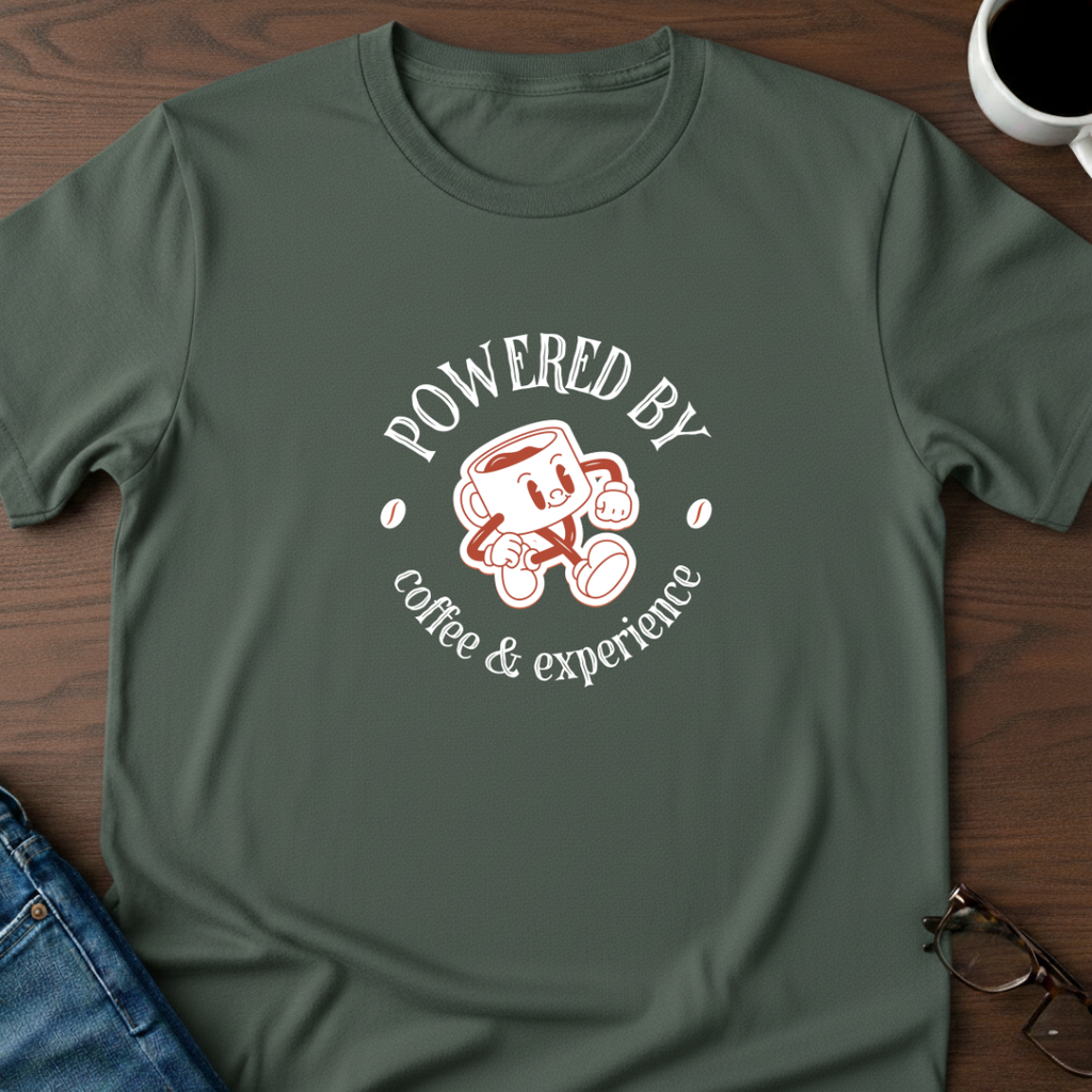 Powered By Coffee & Experience T-Shirt