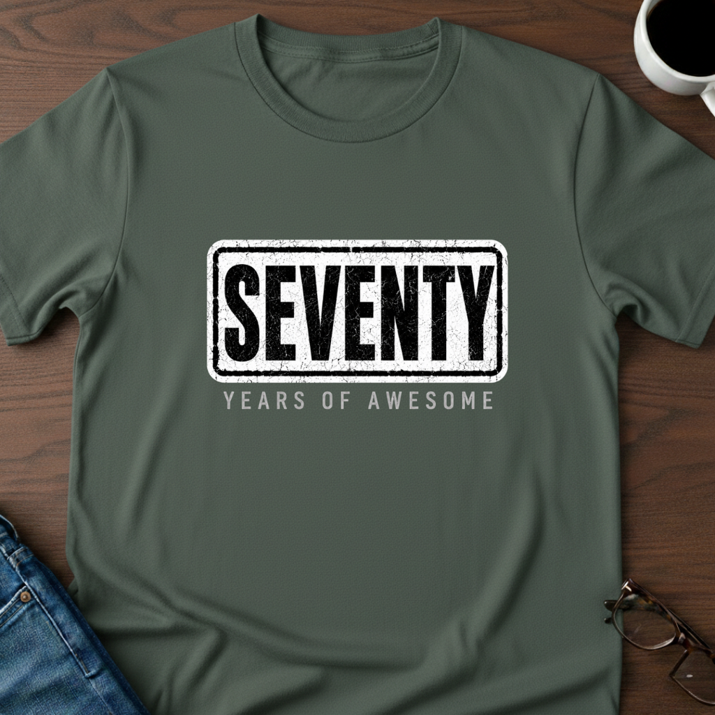 Seventy Years Of Awesome T-Shirt