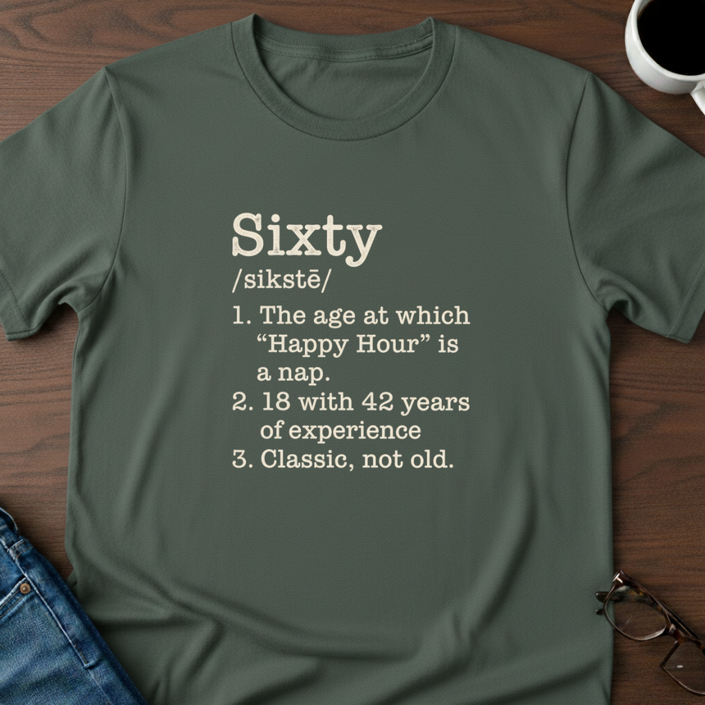 Sixty Defined - Birthday T-Shirt