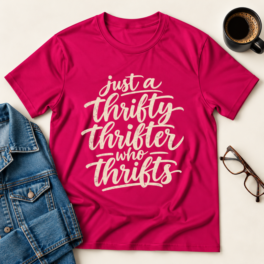 Just A Thrifty Thrifter Who Thrifts T-Shirt