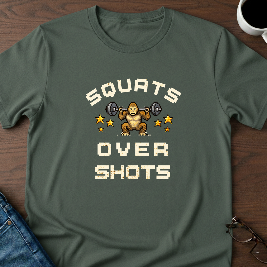 Squats Over Shots T-Shirt