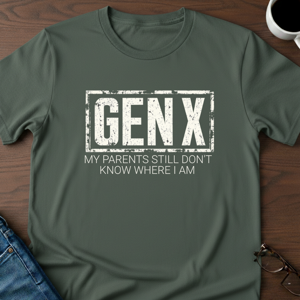 GenX - My Parents Still Don't Know Where I Am T-Shirt