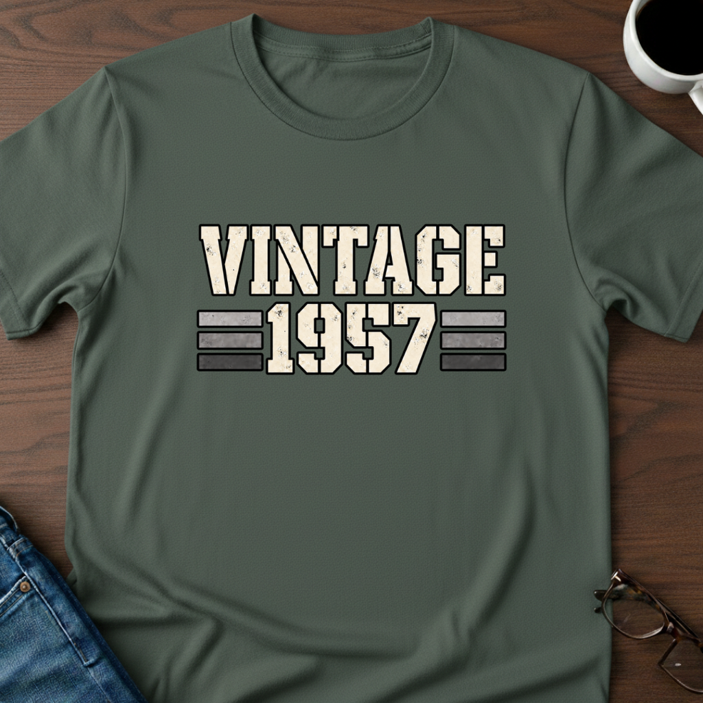 Vintage 1957 - Birthday T-Shirt