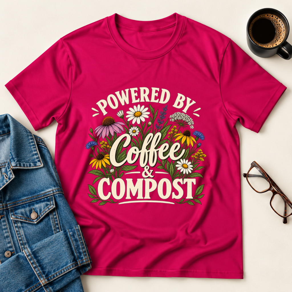 Powered By Coffee & Compost T-Shirt