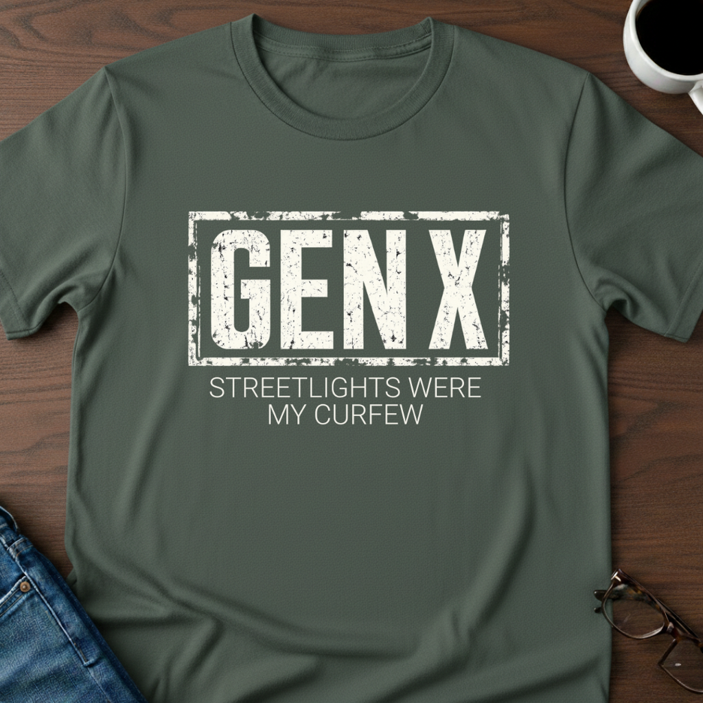 GenX - Streetlights Were My Curfew T-Shirt