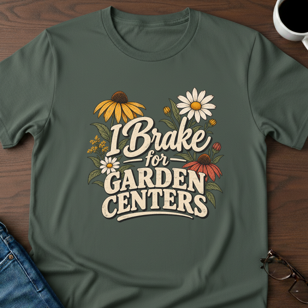 I Brake For Garden Centers T-Shirt