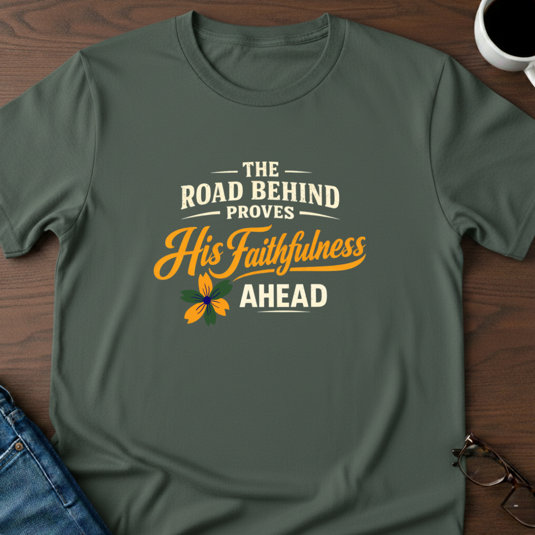 The Road Behind Proves His Faithfulness T-Shirt