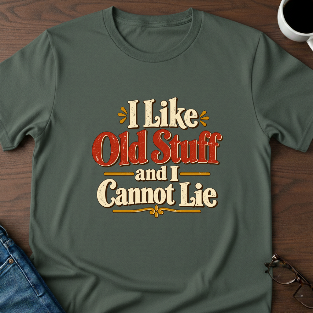 I Like Old Stuff And I Cannot Lie T-Shirt
