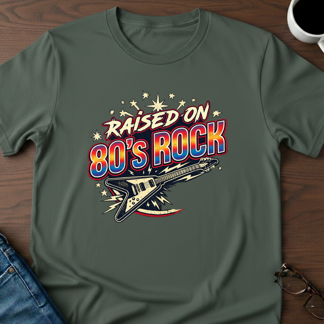 Raised On 80's Rock T-Shirt