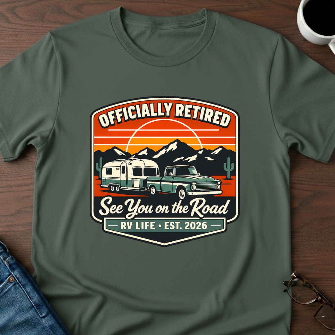 Officially Retired 2026-T-Shirt