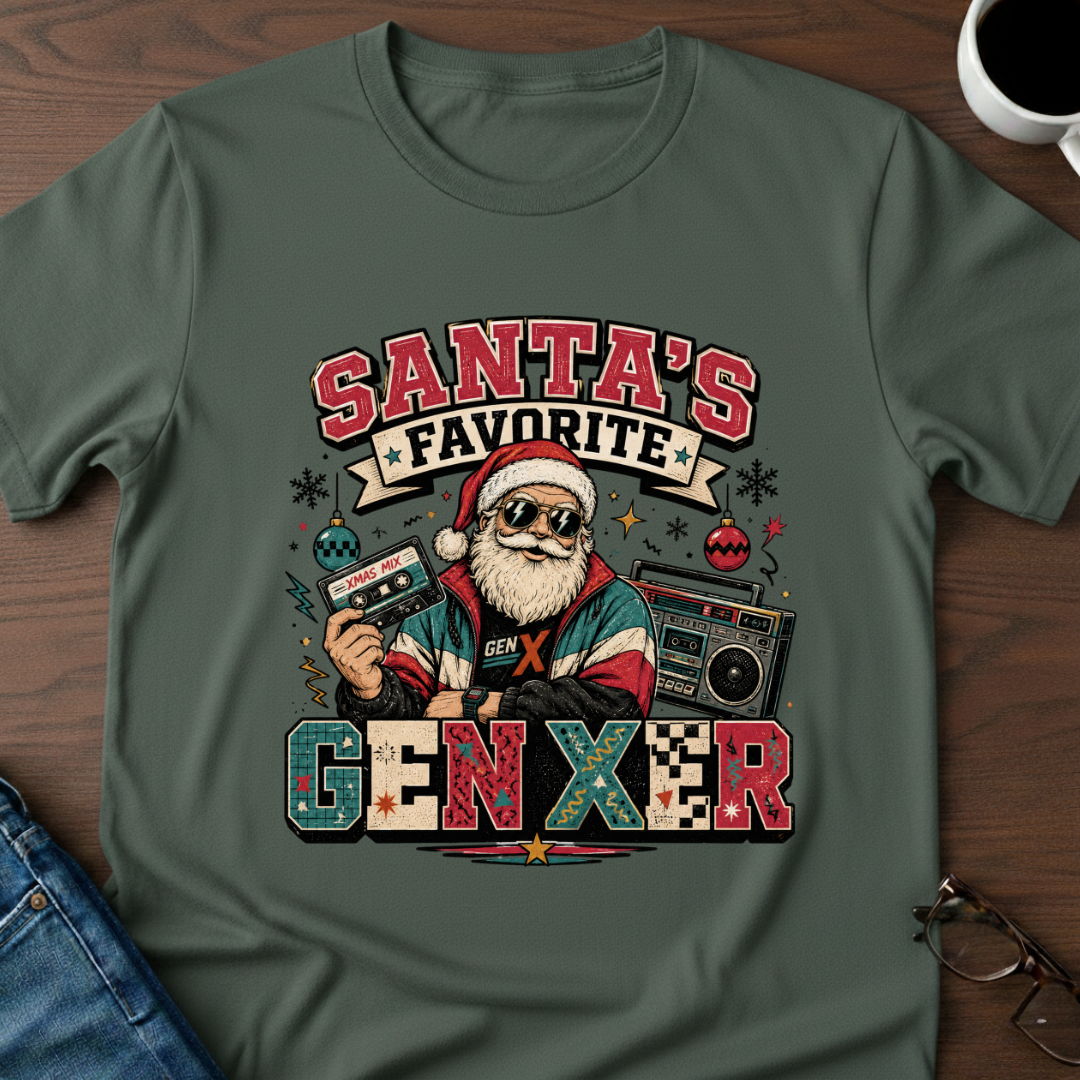 Santa's Favorite Gen-Xer T-Shirt