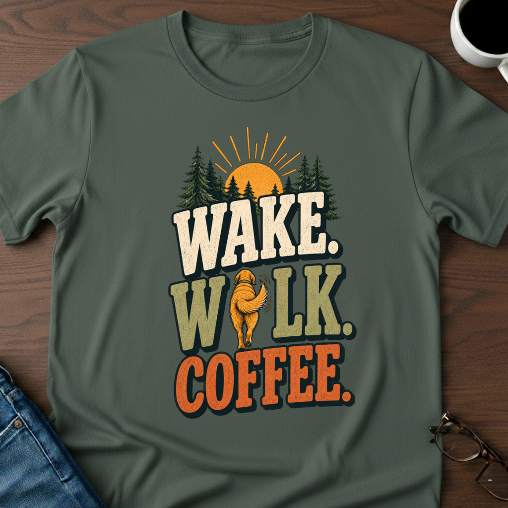 Wake Walk Coffee  T-Shirt