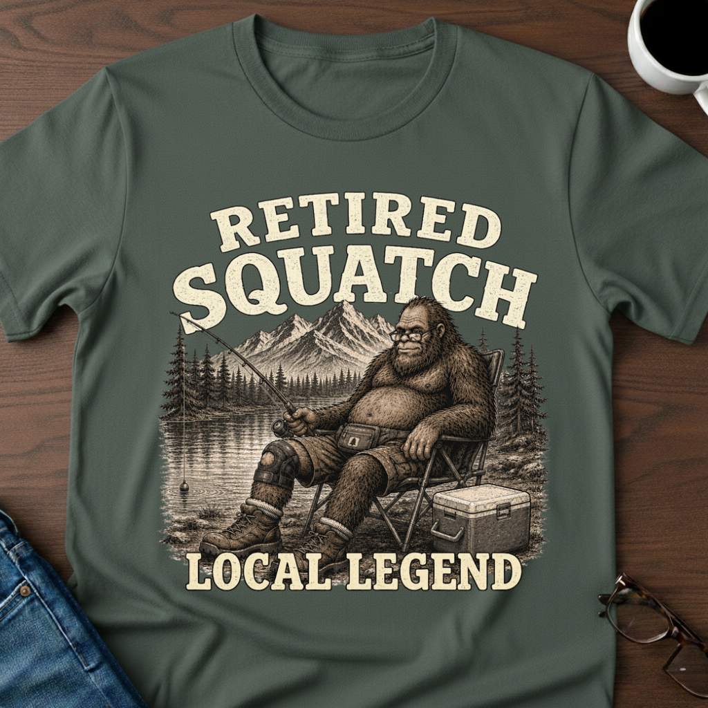 Retired Squatch - T-Shirt