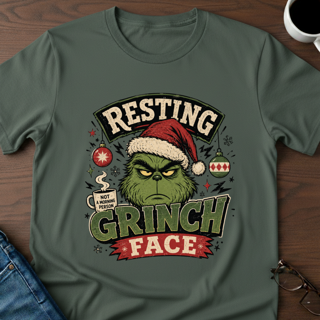 Resting Grinch Face T-Shirt