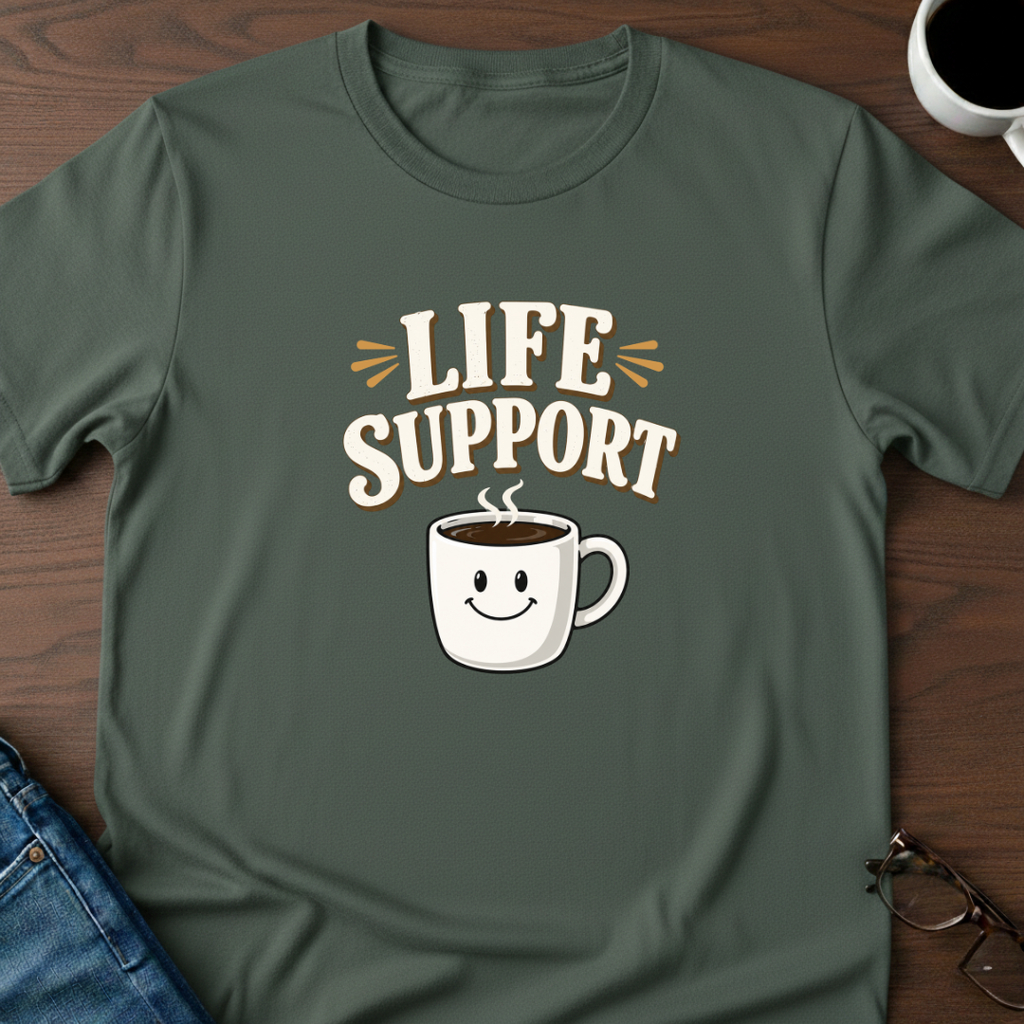 Coffee - Life Support  T-Shirt