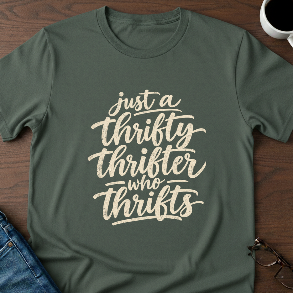 Just A Thrifty Thrifter Who Thrifts T-Shirt