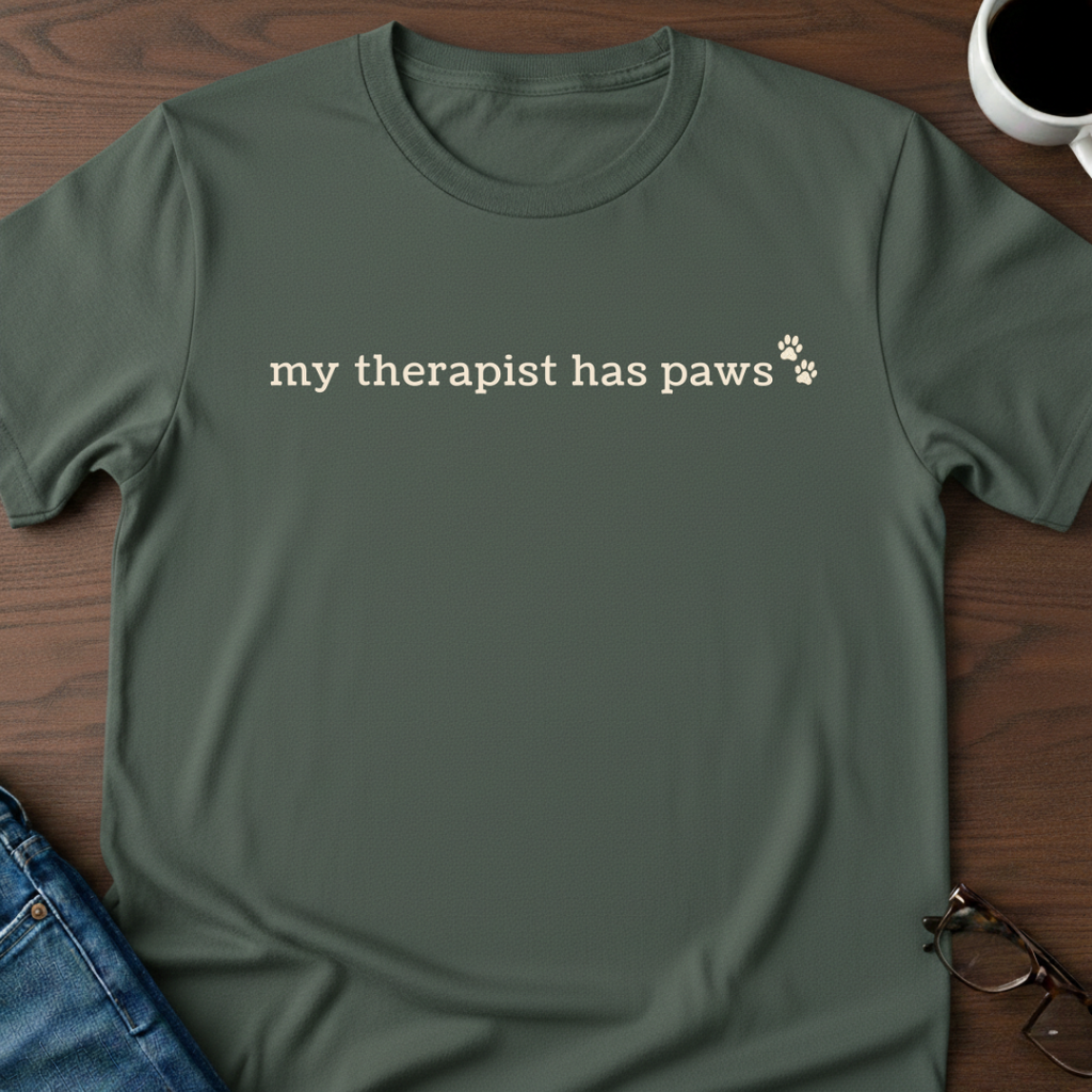 My Therapist Has Paws T-Shirt