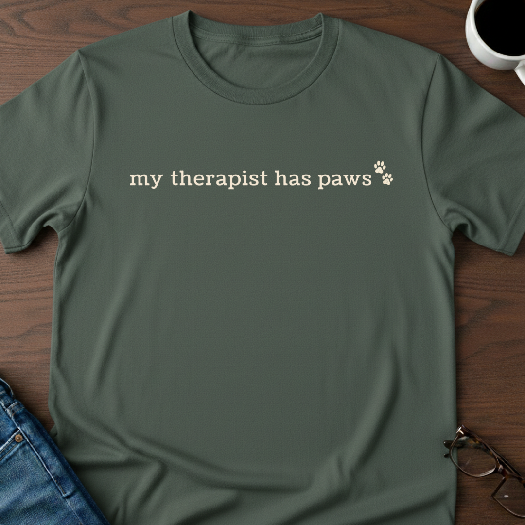 My Therapist Has Paws T-Shirt
