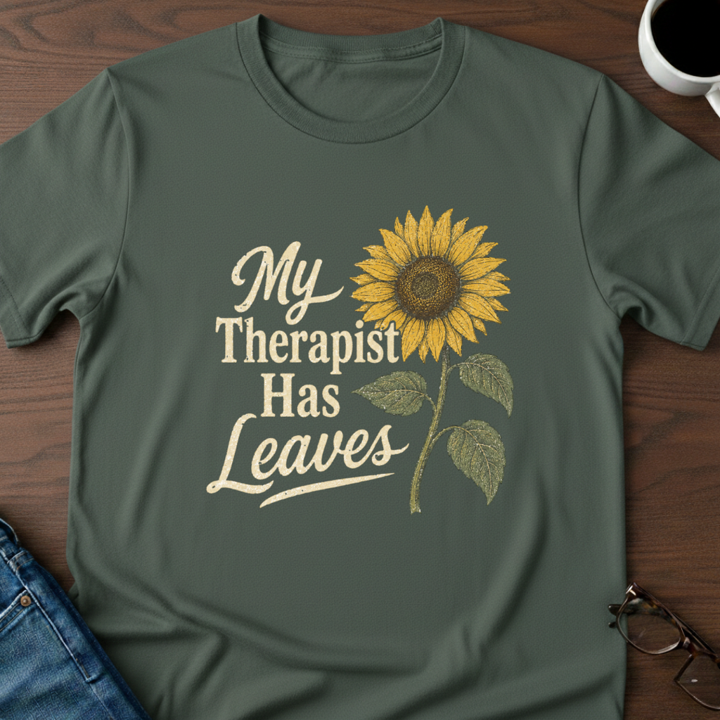 My Therapist Has Leaves T-Shirt