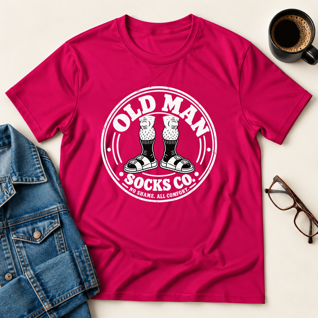 Old Man Socks T-Shirt