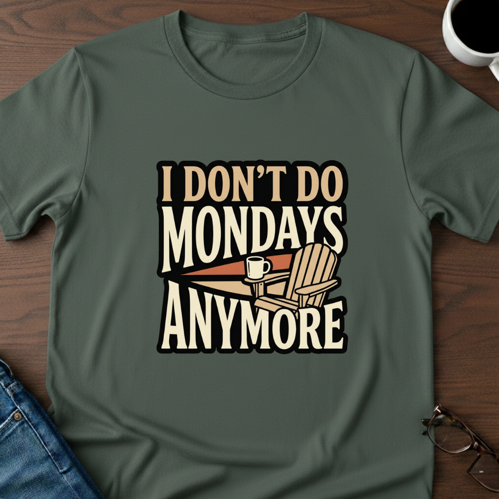 I Don't Do Mondays Anymore T-Shirt