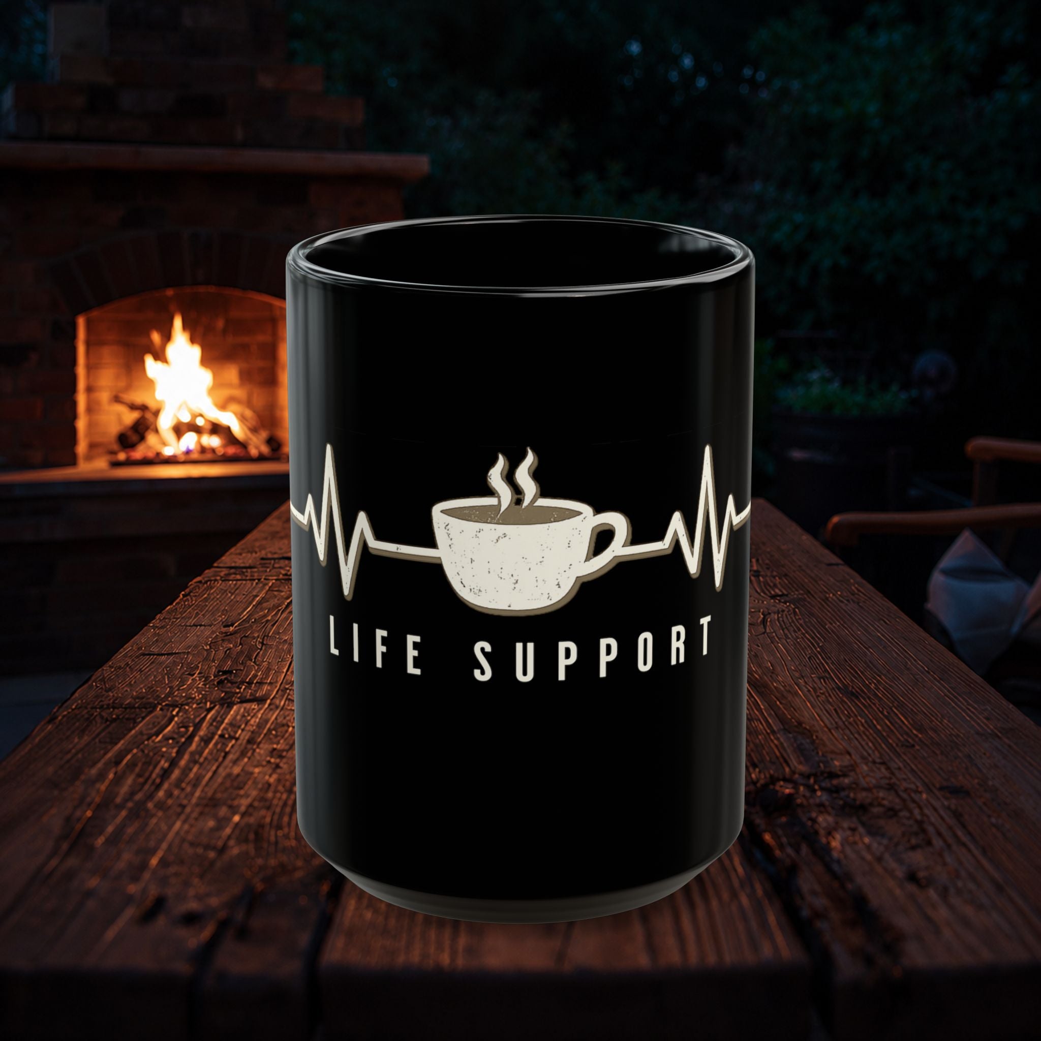 Coffee Mug — "Life Support" Ceramic Mug