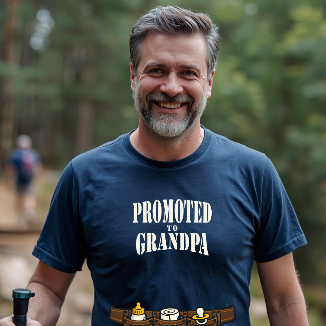 Promoted To Grandpa T-Shirt