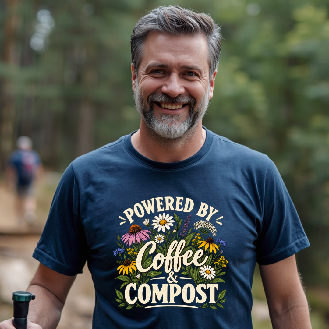 Powered By Coffee & Compost T-Shirt