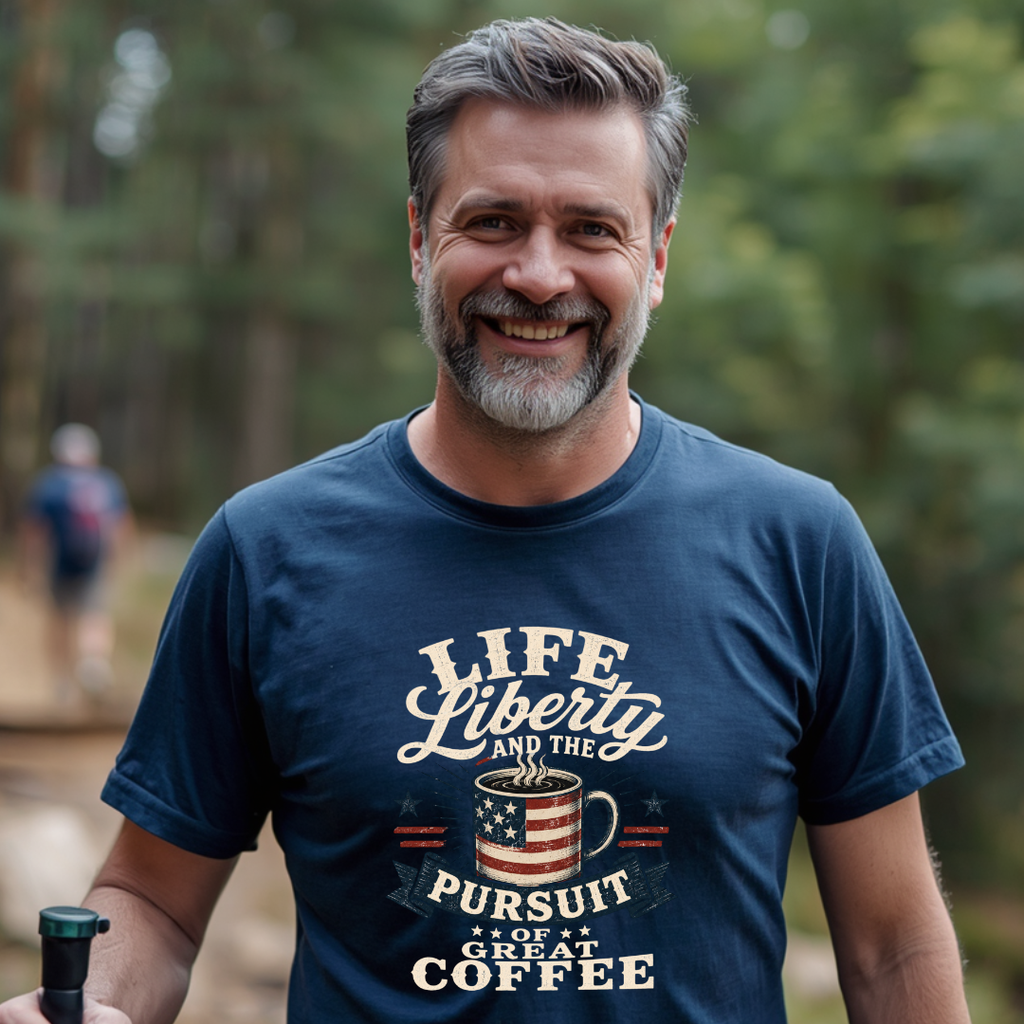 Life, Liberty & The Pursuit Of Great Coffee T-Shirt