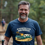 My Retirement Plan Has Wheels - Beach T-Shirt