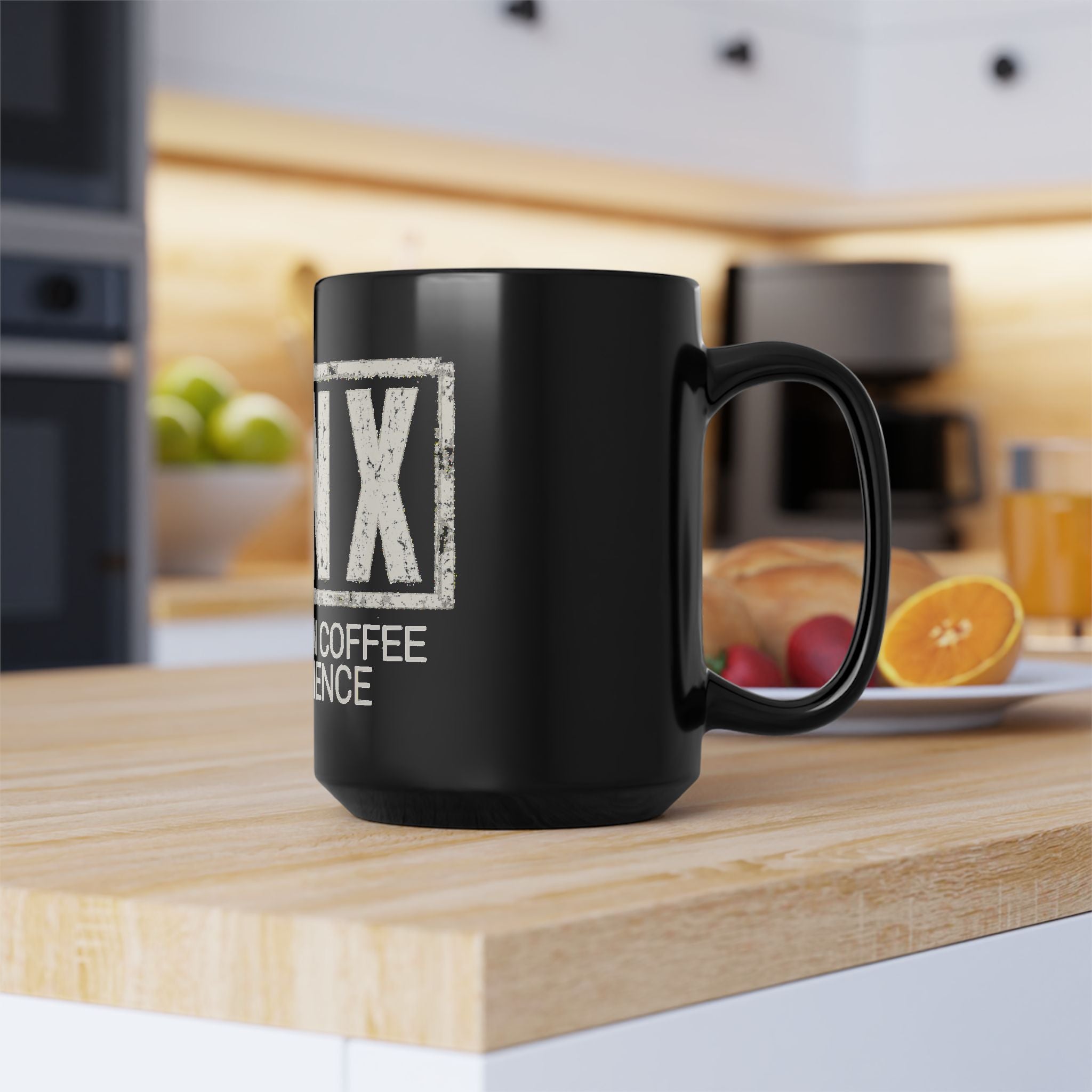 Coffee Mug — "Gen X - Running On Coffee & Experience" Ceramic Mug