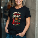 Making Spirits Bright One Bourbon At A Time T-Shirt