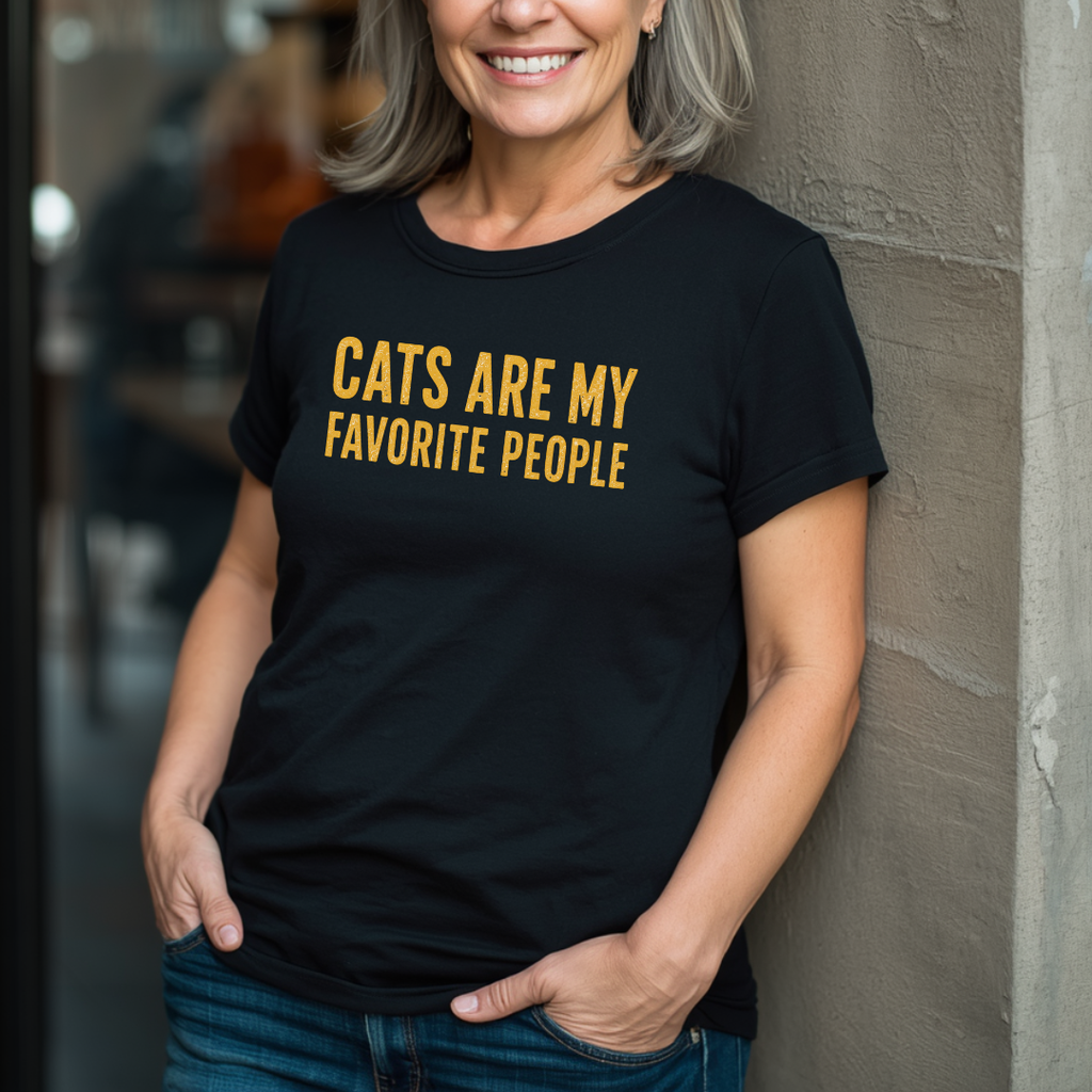 Cats Are My Favorite People T-Shirt