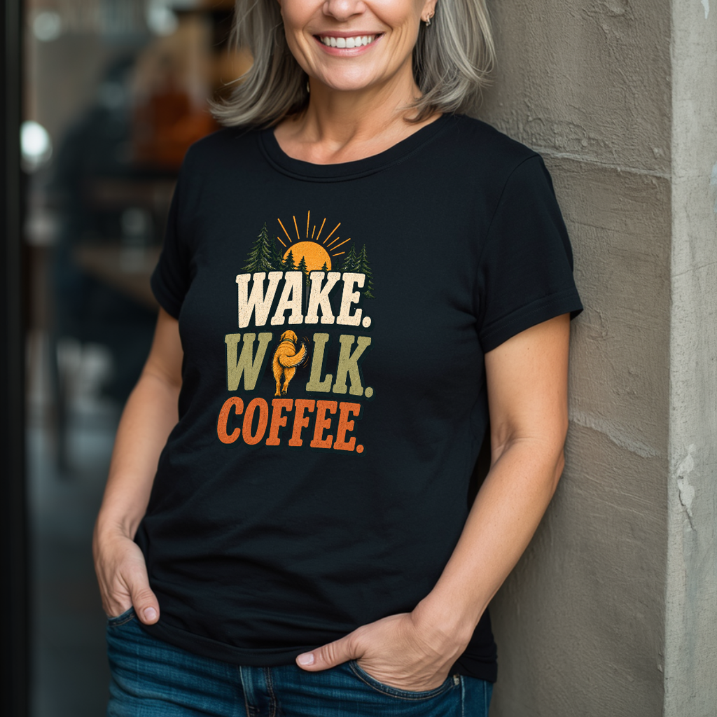 Wake Walk Coffee  T-Shirt