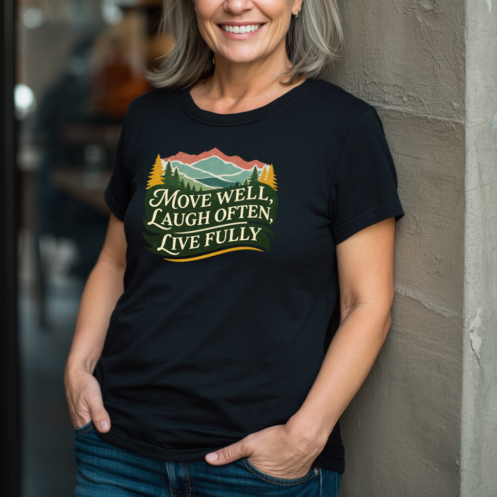Move Well - Laugh Often - Live Fully T-Shirt