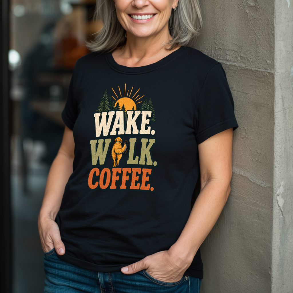 Wake Walk Coffee  T-Shirt