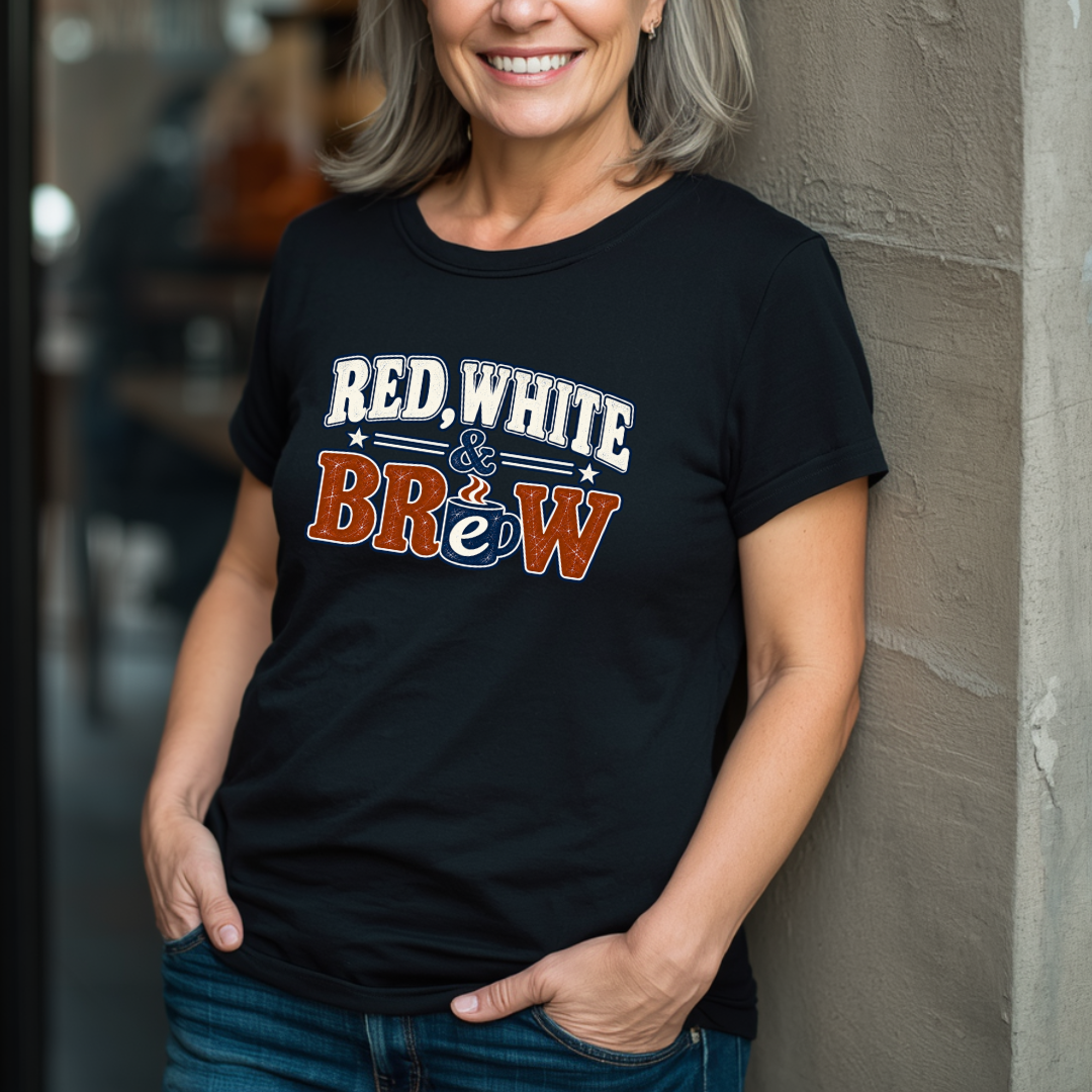Red, White & Brew T-Shirt