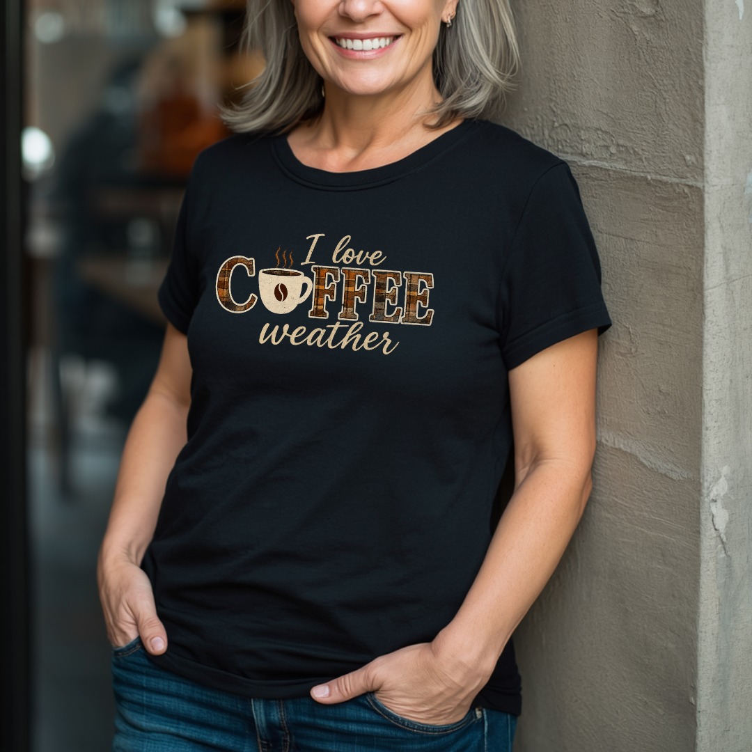I Love Coffee Weather - T-Shirt