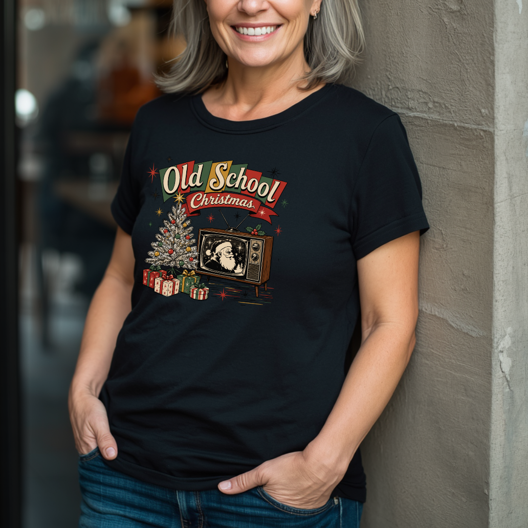 Old School Christmas T-Shirt