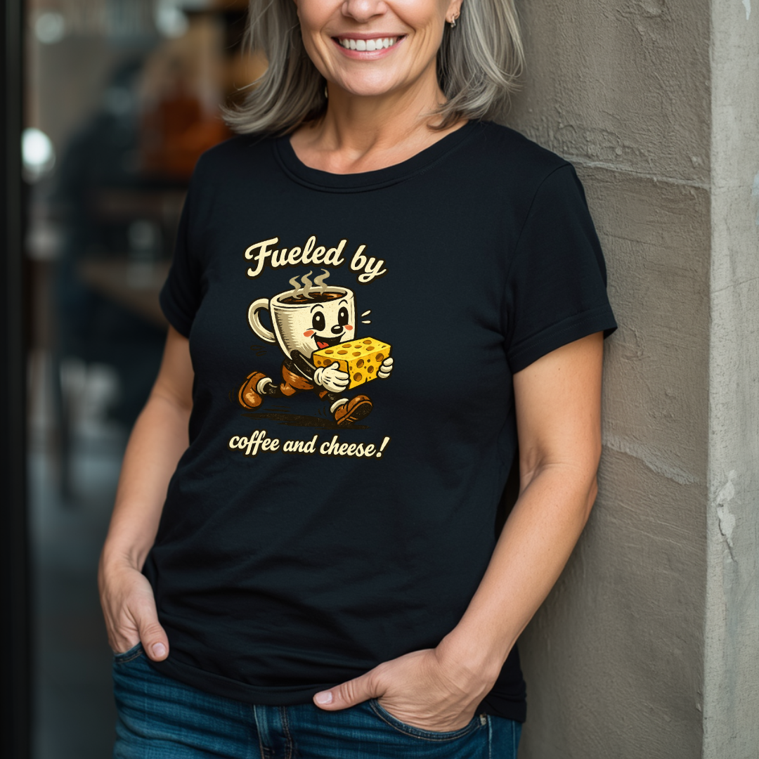 Fueled by Coffee & Cheese T-Shirt
