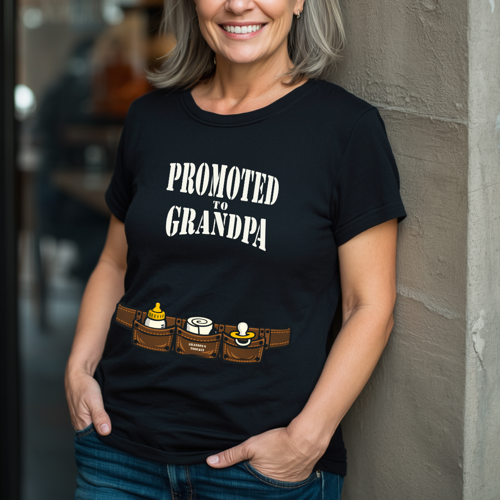 Promoted To Grandpa T-Shirt